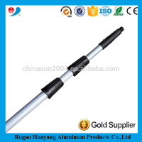 Stable quality extension poles aluminum window cleaning telescopic poles