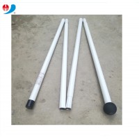 22*1.2mm white color aluminum beach tent pole /power coated aluminum pole for tent