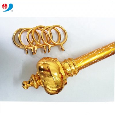 Top manufacturer of aluminum curtain rod /gold aluminum curtain rod accessories sell for Indonesia market