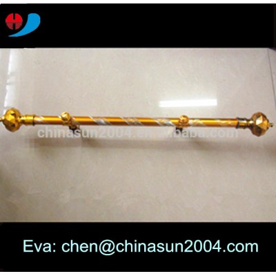 wholesale gold anodized alumium curtain rod and accessories